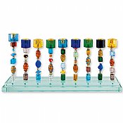 Glass Beaded Menorah