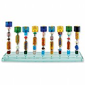 Glass Beaded Menorah