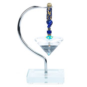 Glass Beaded Dreidel on Stand