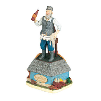 Lazer Wolf Figurine Plays "Tradition"