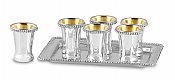 Sterling Silver L'Chaim Set (liquor set)
