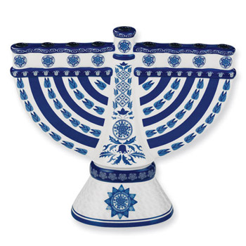 Renaissance Ceramic Menorah