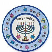Hanukkah Whimsy 9" Snack Plate