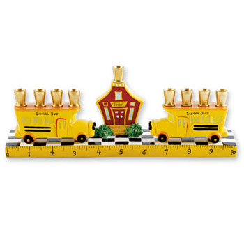 School Bus Menorah