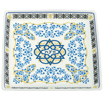 Florentine Ceramic Matzah Plate