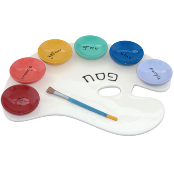 Painter Palette Seder Plate