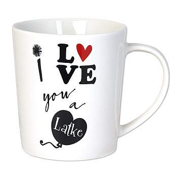 I Love You A Latke Mug