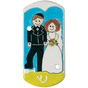 Bride and Groom Mezuzah