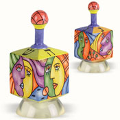 Muzeum Dreidel with Stand