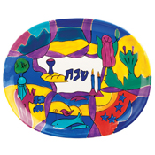 Ceramic Shabbat Tray