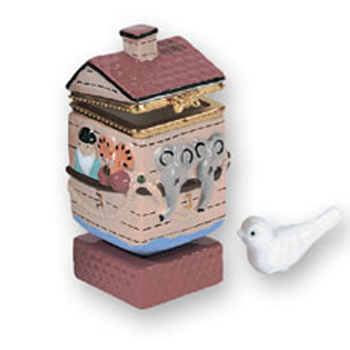 Noah's Ark Dreidel Trinket Box