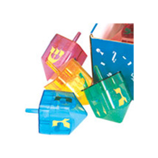 2 Part Fillable Candy Dreidel Bulk