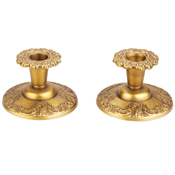Anodized Brass Candlesticks Small