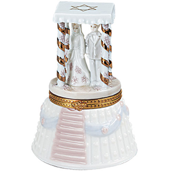 Porcelain Wedding Hinge Box