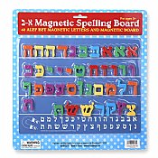 40 Alef Bet Magnetic Letters with Magnectic Spelling Board