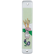 Girl with Parasol Mezuzah