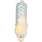 Baby Shoe Mezuzah-Blue