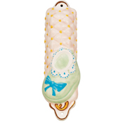 Baby Shoe Mezuzah-Pink