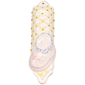 Baby Shoe Mezuzah-Yellow