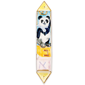 Baby Mezuzah with Bear 