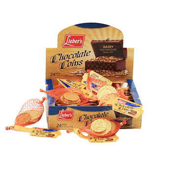 Milk Chocolate Coins (24 Bags)