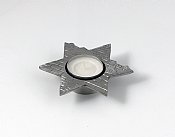 Aluminum Tea Light Candle Holder - Jerusalem Star of David