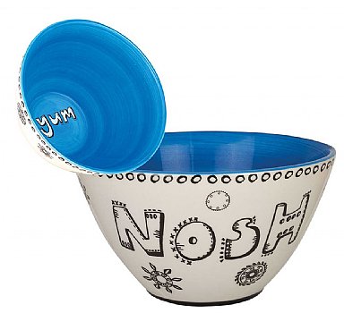 Ceramic All Purpose Bowl of "Nosh" 