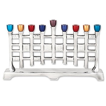 Wall of Freedom Aluminum Menorah