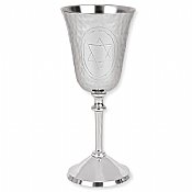 Brass, Nickel Plated Wine Cup
