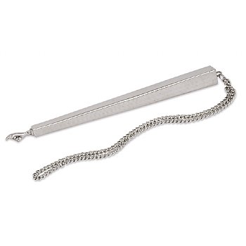 Nickel Plated Square Yad In Velvet Box