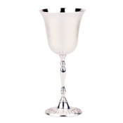 Silverplated Kiddush Cup in Velvet box