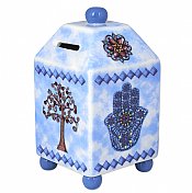 Hamsa and Tree of Life Tzedakah Box