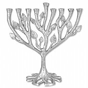 Textured Leaf Menorah