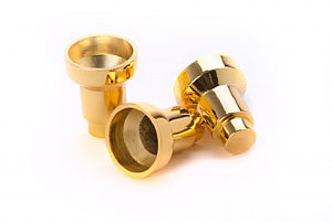 Drip Cups for Hanukkah Candle Menorahs - Set of 9 Brass