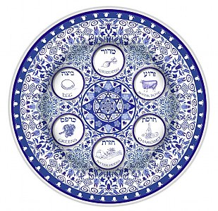 Porcelain Passover Seder Plate