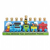 Whimsical Train Menorah