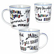 Festive Hanukkah Mug