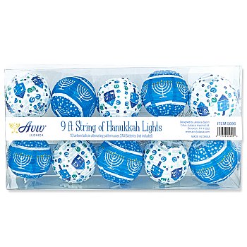 Hanukah Lantern String Lights