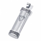 Sterling Silver Mezuzah Pendant