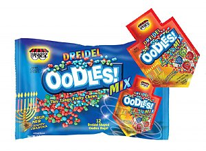 Chanukah Soft Candy OODLES - Family Pack of 12 Packets