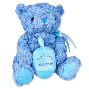 Blue Teddy- My First Hanukkah