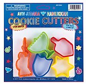 5 Piece Hanukkah Plastic Cookie Cutters