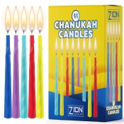 Standard Multi-Color Hanukkah Candles - By the Case