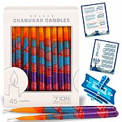 Premium Hand Made and Decorated Hanukkah Candles - Ember & Art