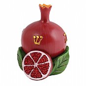 Polyresin Pomegranate Collectors Dreidel with matching Display