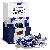 Premium Quality Belgian Dark Nut-Free Hanukkah Chocolate Gelt - Blue/Silver
