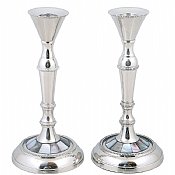 Traditional Aluminum Candlestick Set