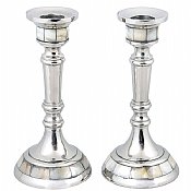 Traditional Aluminum Candlestick Set