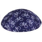 Bike Design Kippot with Optional Personalization 