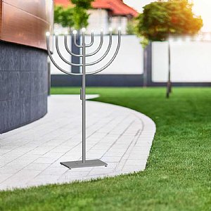 The Heritage Super Large Display Menorah - 6 ft